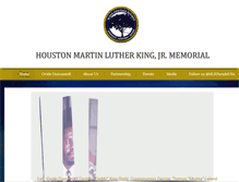 Tablet Screenshot of houstonmlkjrmemorial.org